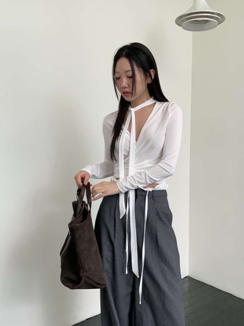 MURMUR直郵韓國代購㊣女裝新款人氣熱賣休閑推薦時尚長袖T恤MURMUR長袖T恤