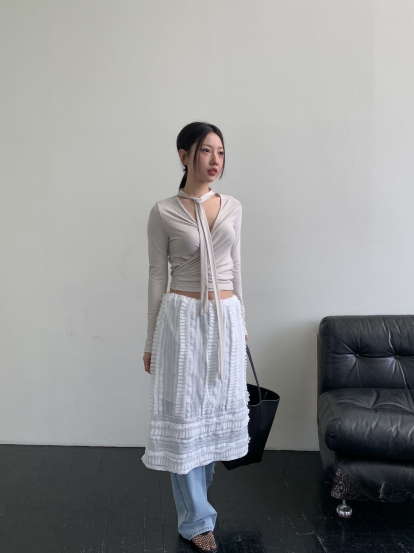 MURMUR直郵韓國代購㊣女裝新款人氣熱賣休閑推薦時尚長袖T恤MURMUR長袖T恤