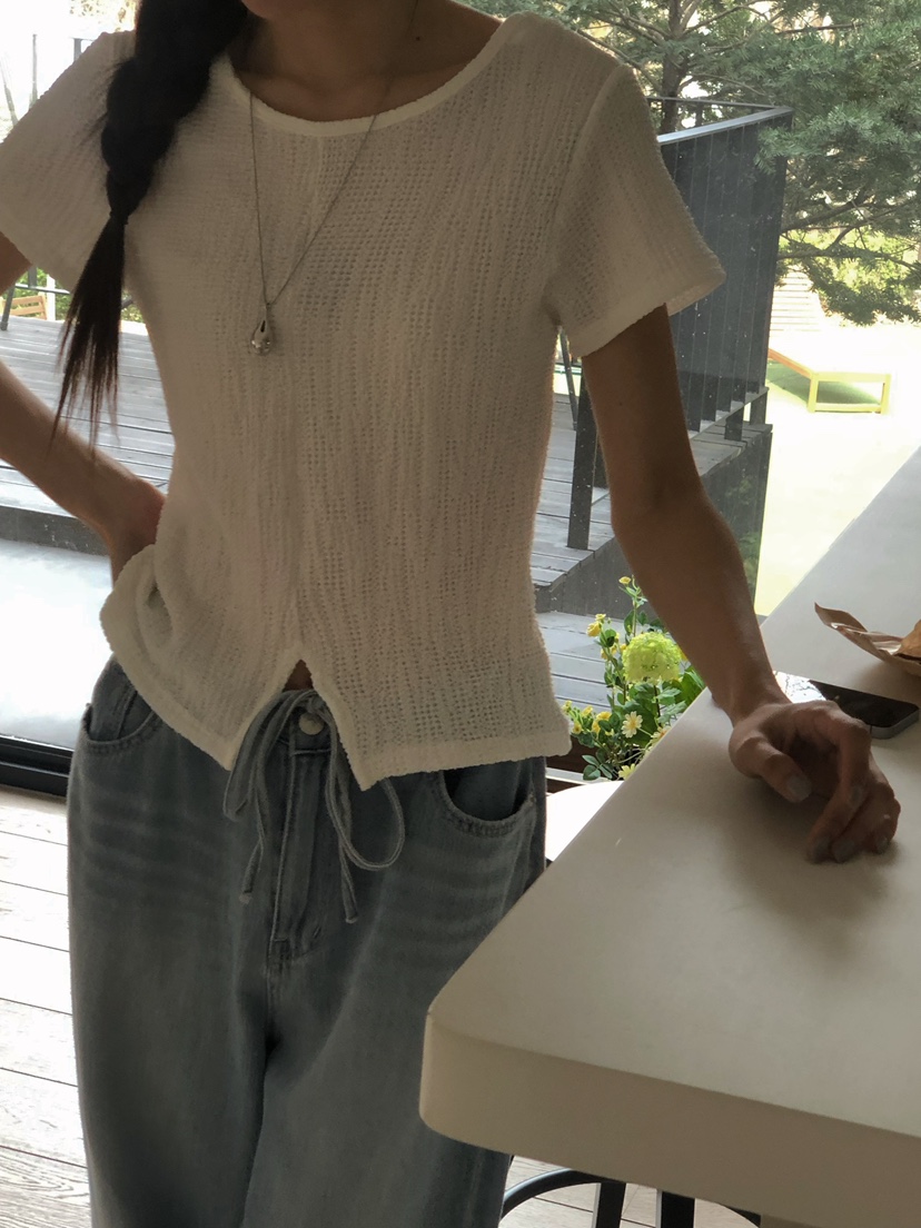 ONDO-P韓國直郵㊣女裝新款時尚25春夏推薦休閑人氣熱賣針織衫ONDO-P針織衫