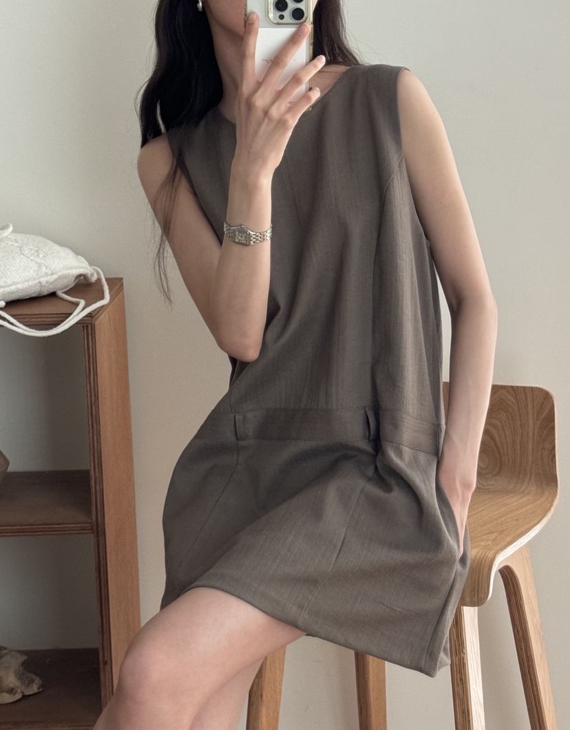 TIZZI韓國直郵㊣女裝新款25春夏休閑熱賣推薦時尚人氣連衣裙TIZZI連衣裙