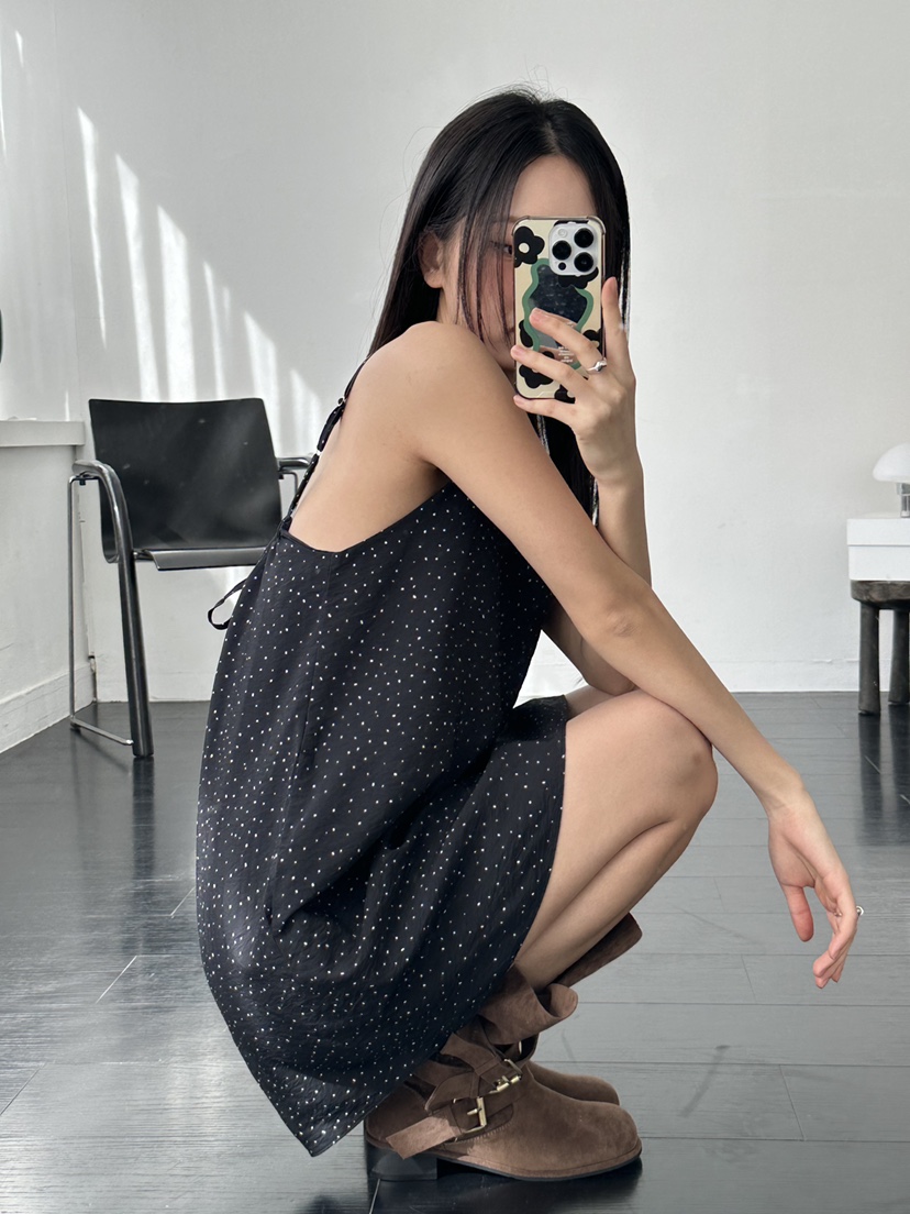 I MFACT韓國直郵㊣女裝新品熱賣人氣25春夏推薦休閑連衣裙I MFACT連衣裙