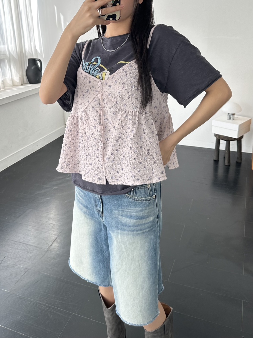 I MFACT韓國直郵㊣東大門實拍女裝新款熱賣襯衫蕾絲衫緊身I MFACT襯衫/蕾絲衫