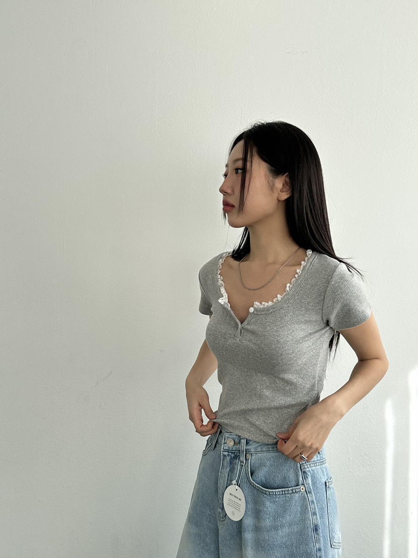 I MFACT韓國直郵㊣女裝新品25春夏人氣熱賣時尚推薦休閑T恤I MFACTT恤
