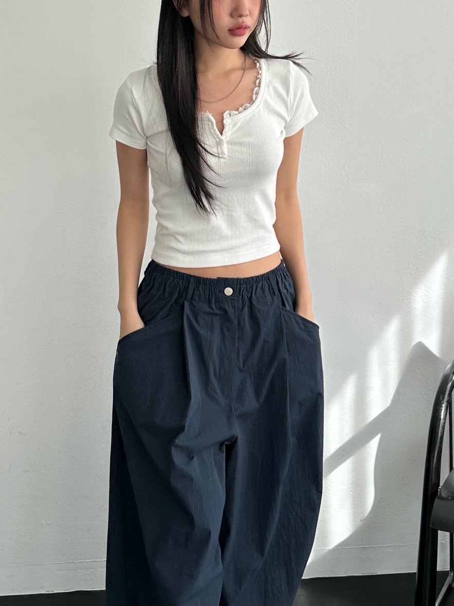 I MFACT韓國直郵㊣女裝新品25春夏人氣熱賣時尚推薦休閑T恤I MFACTT恤圖色2