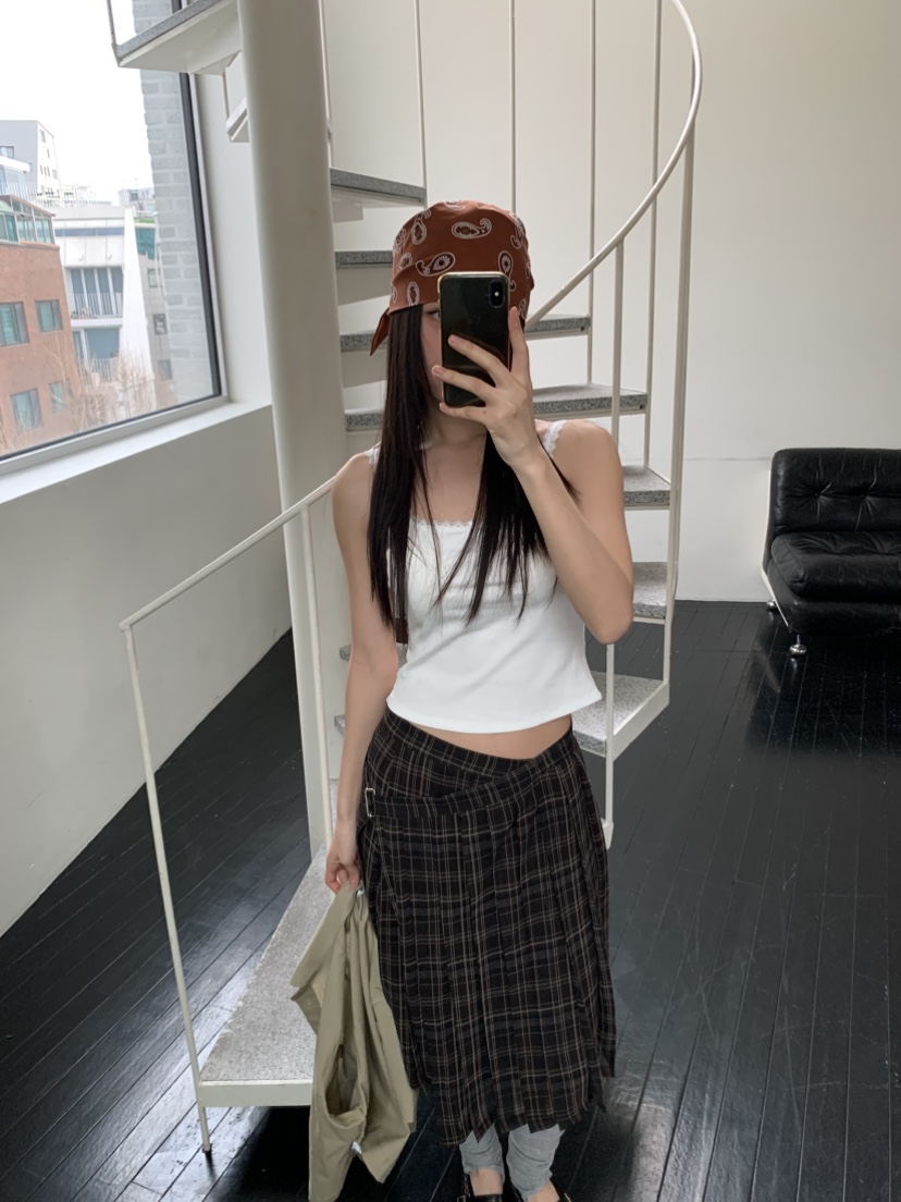 MURMUR直郵韓國代購㊣女裝新品推薦人氣時尚熱賣半身裙中短裙MURMUR半身裙/中短裙