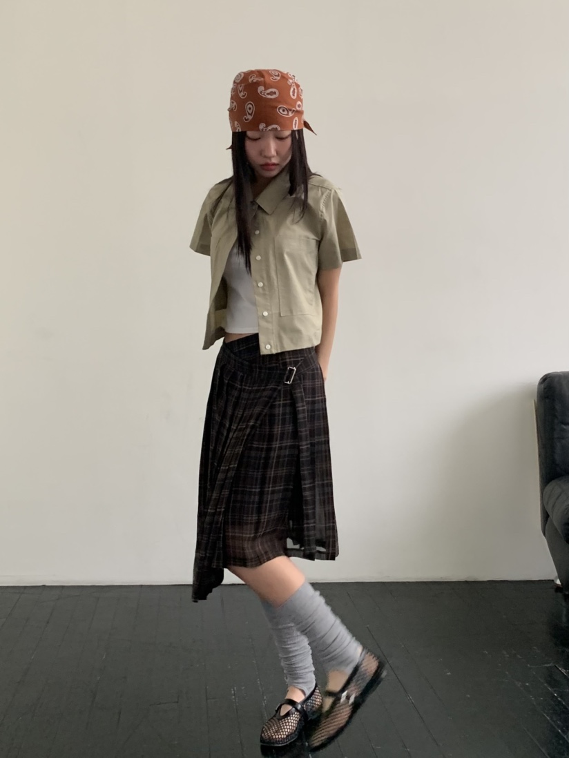 MURMUR直郵韓國代購㊣女裝新品推薦人氣時尚熱賣半身裙中短裙MURMUR半身裙/中短裙