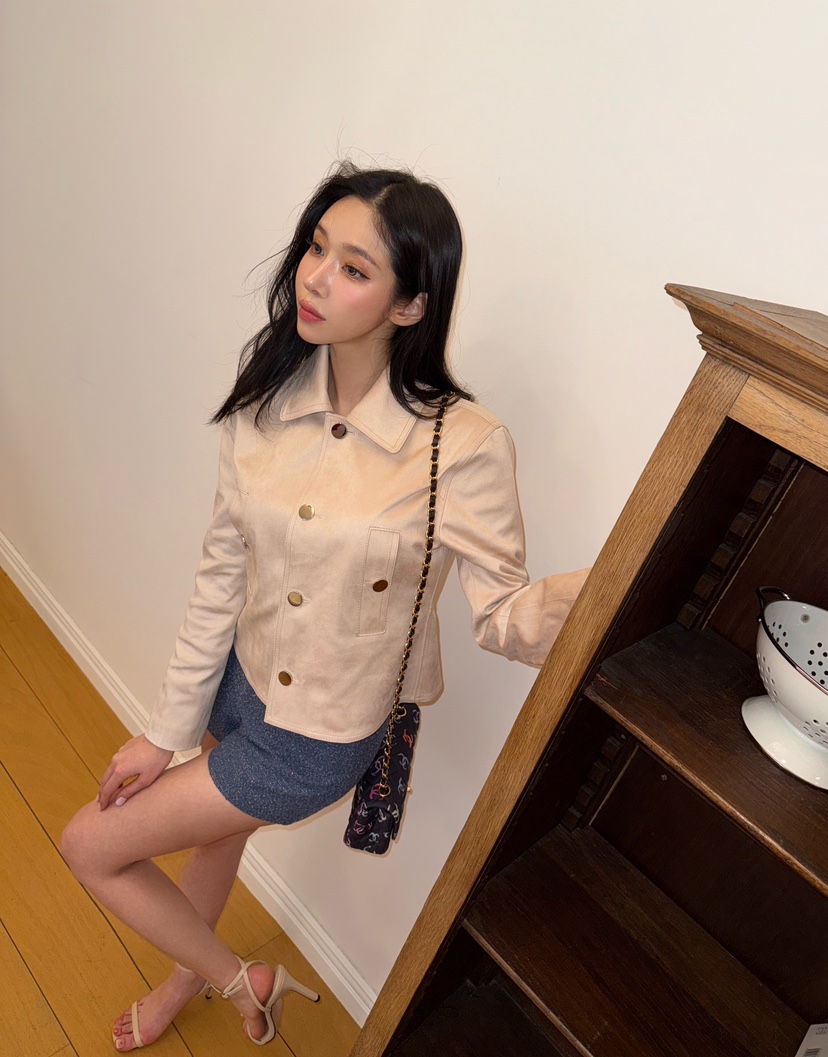 ON:UP直郵韓國代購㊣女裝新款推薦熱賣休閑25春夏短褲粗花呢ON:UP短褲