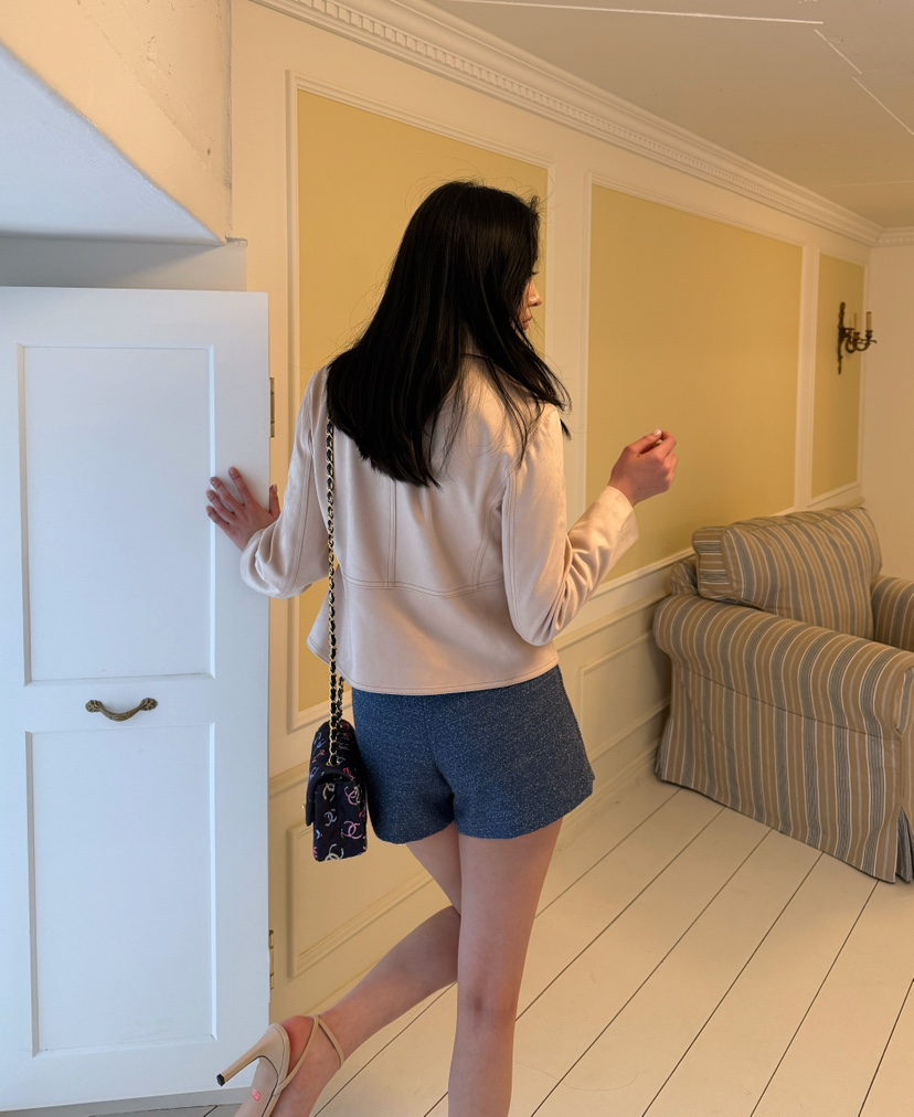 ON:UP直郵韓國代購㊣女裝新款推薦熱賣休閑25春夏短褲粗花呢ON:UP短褲