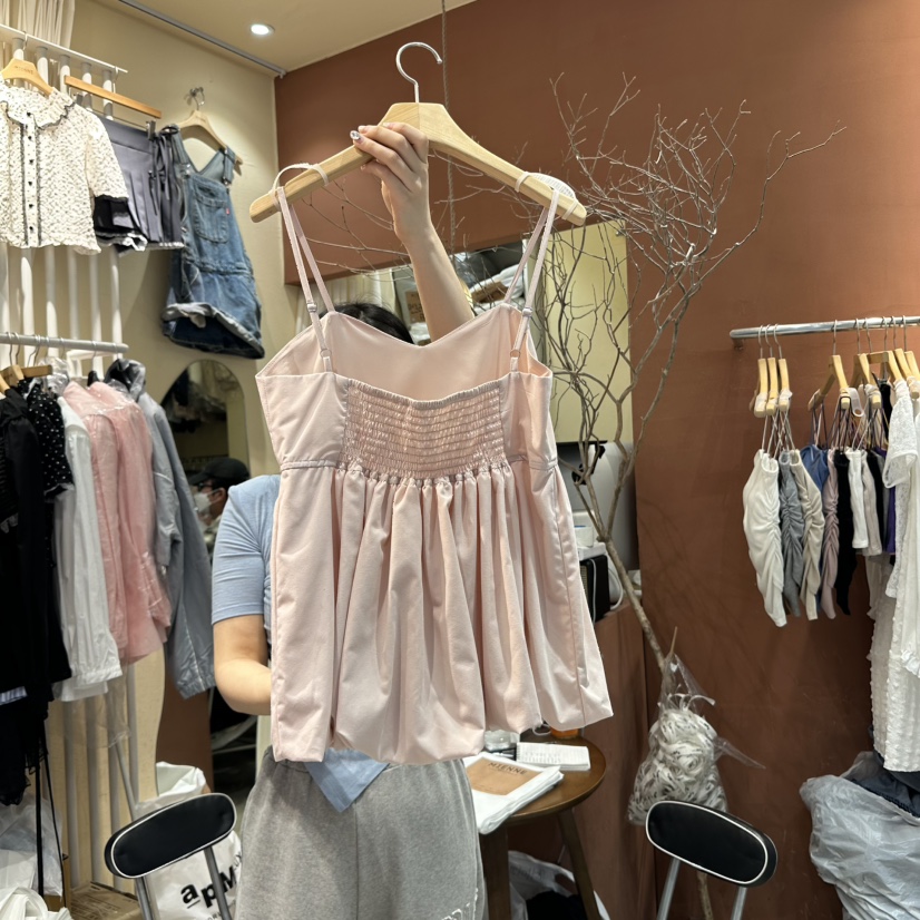 MIENNE直郵韓國代購㊣女裝新品25春夏休閑時尚人氣吊帶背心MIENNE吊帶/背心