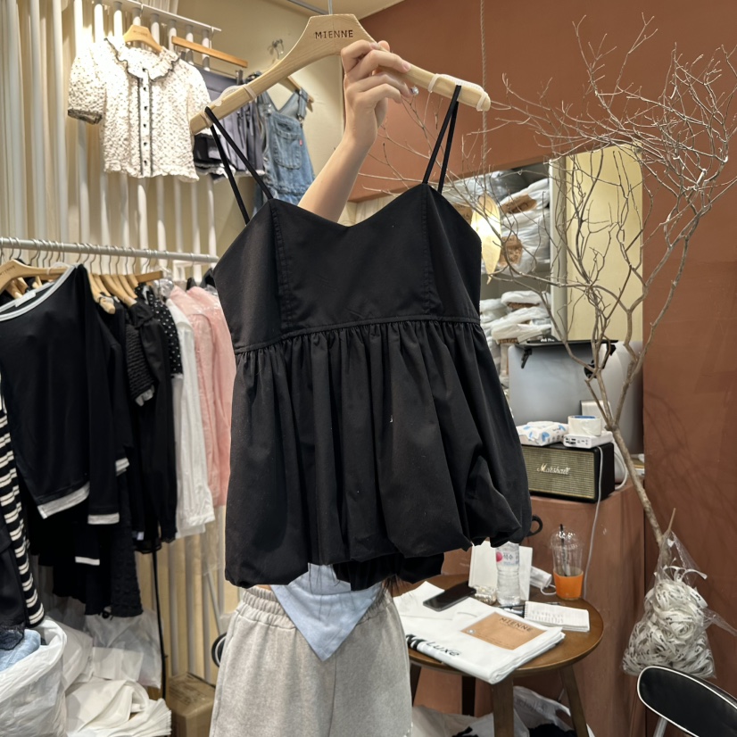 MIENNE直郵韓國代購㊣女裝新品25春夏休閑時尚人氣吊帶背心MIENNE吊帶/背心圖色3