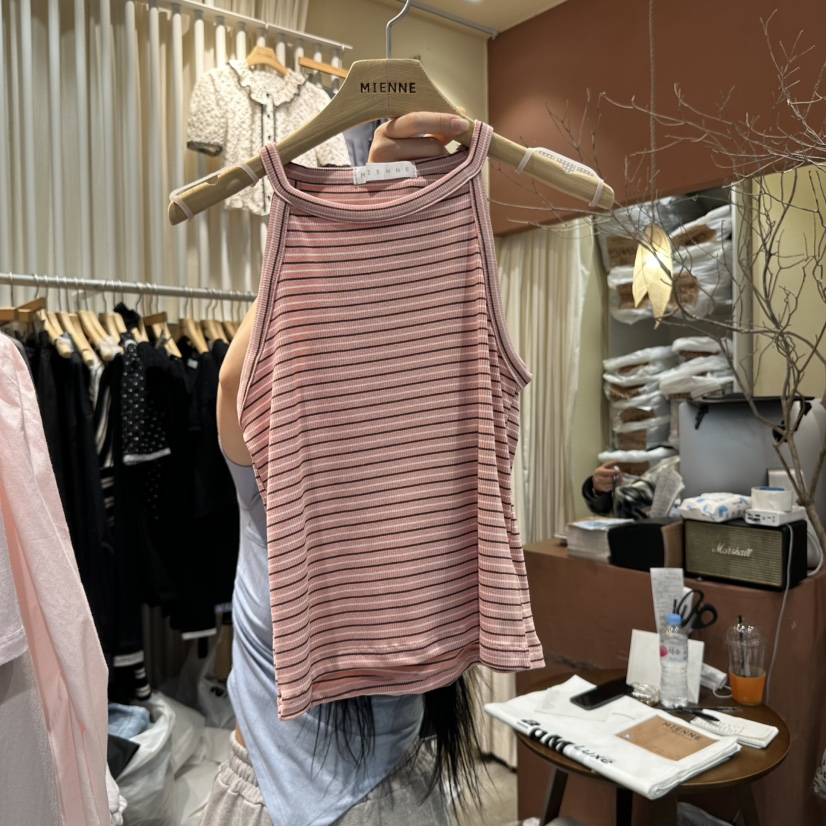 MIENNE韓國直郵㊣東大門實拍女裝新品時尚人氣推薦吊帶背心MIENNE吊帶/背心