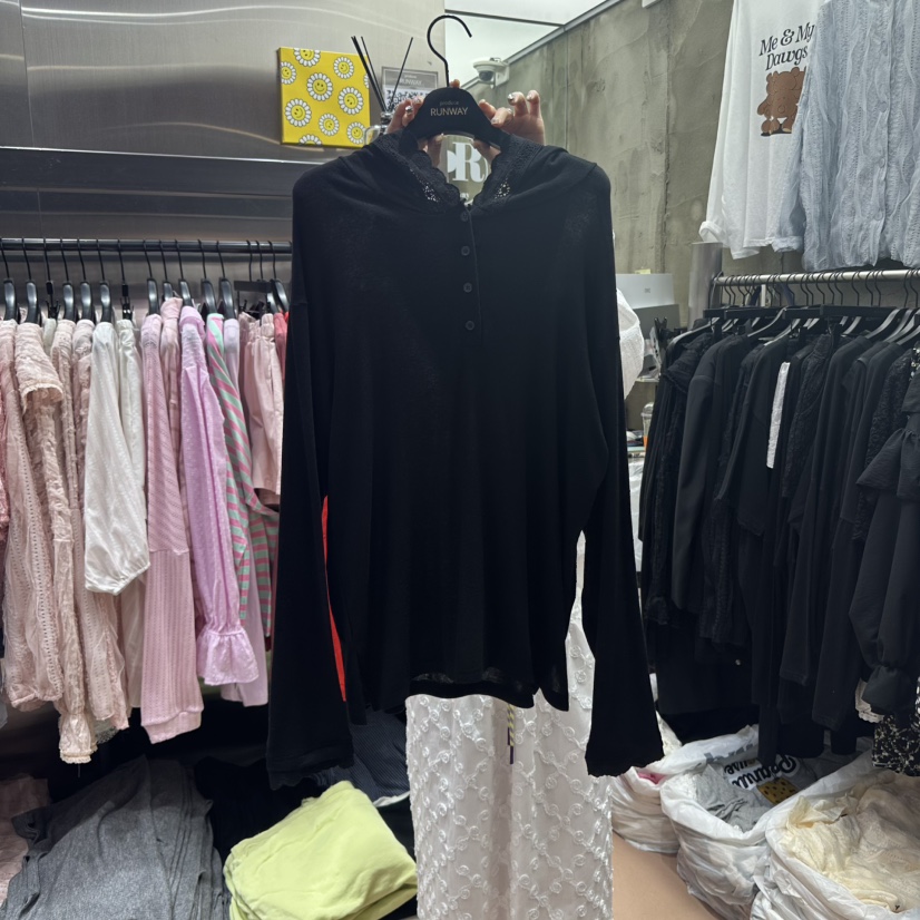 RUNWAY-런웨이韓國㊣直郵東大門代購女裝新款休閑人氣長袖T恤RUNWAY長袖T恤圖色3