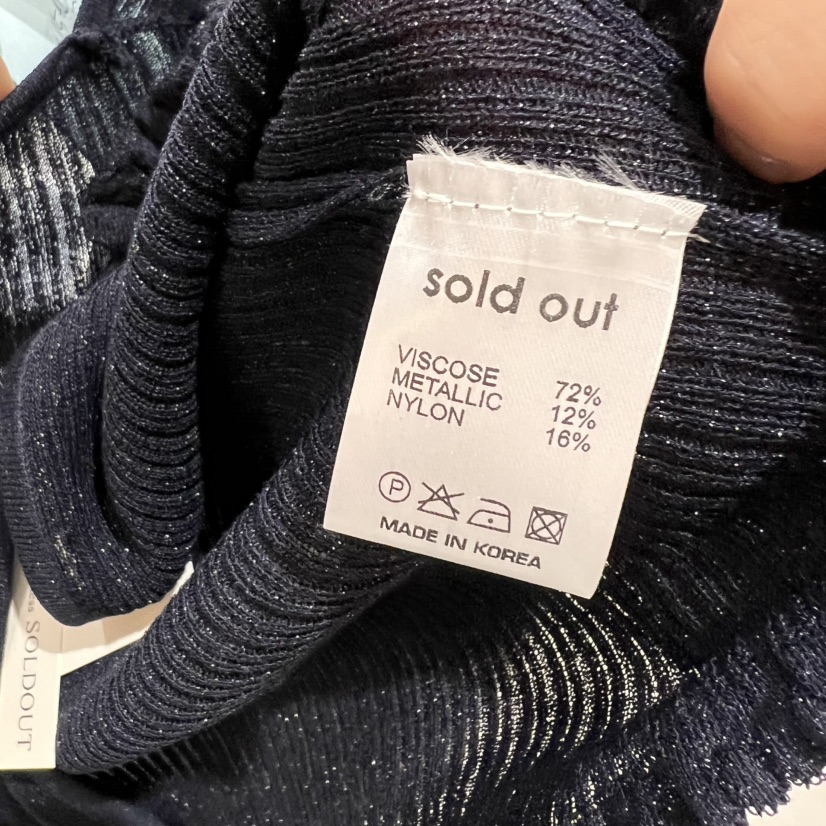 SOLD OUT韓國直郵㊣東大門實拍女裝新品25春夏長袖T恤不含內搭開衫SOLD OUT長袖T恤