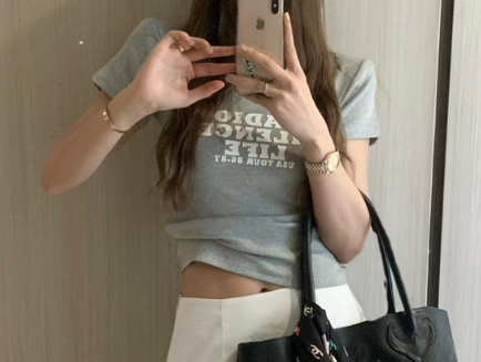 VIRKIN韓國㊣直郵東大門代購女裝新款休閑推薦熱賣時尚25春夏T恤VIRKINT恤圖色4