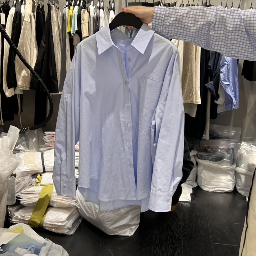 TUG韓國直郵㊣東大門實拍女裝新品熱賣休閑25春夏襯衫蕾絲衫TUG襯衫/蕾絲衫圖色3