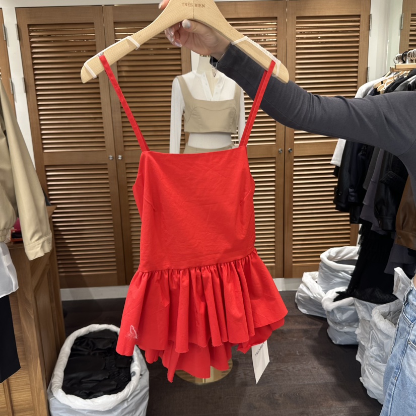 TRES BIEN直郵韓國代購㊣女裝新品25春夏熱賣人氣吊帶背心TRES BIEN吊帶/背心圖色3