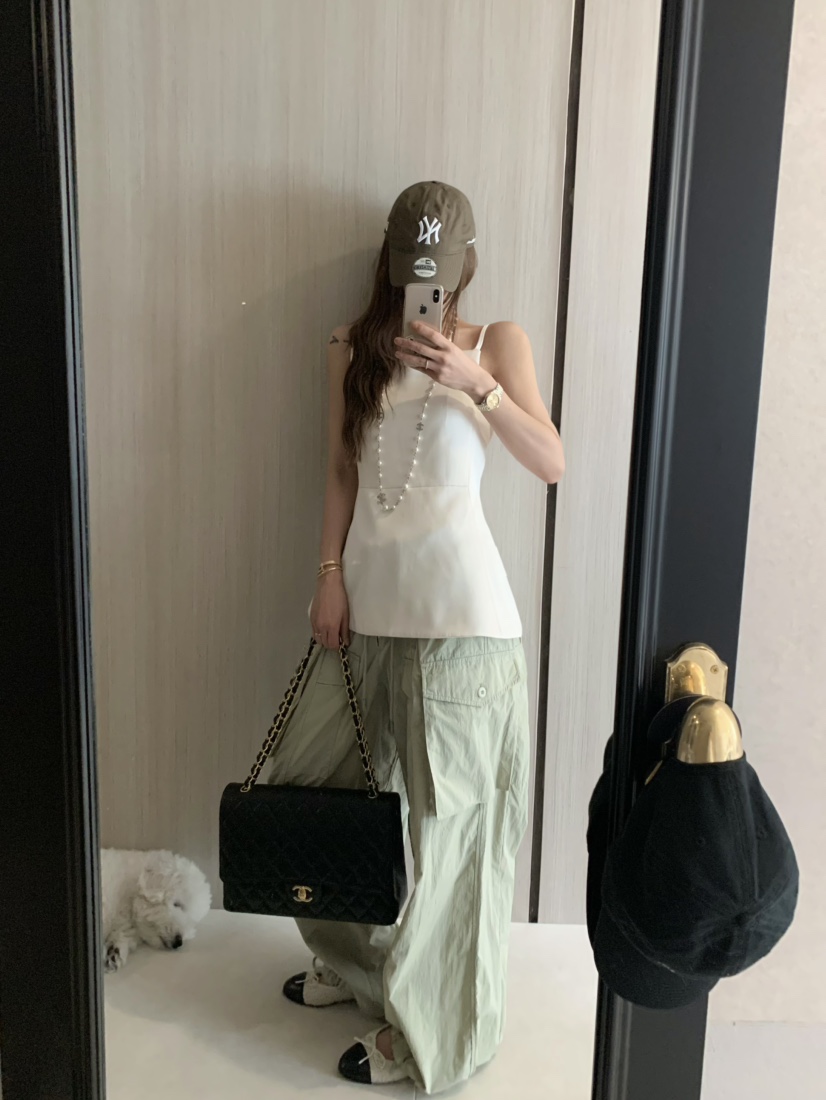 VIRKIN韓國㊣直郵東大門代購女裝新款人氣休閑時尚吊帶背心VIRKIN吊帶/背心