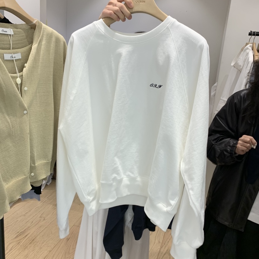 OURIN韓國直郵㊣女裝新品人氣熱賣時尚推薦休閑25春夏衛衣OURIN衛衣