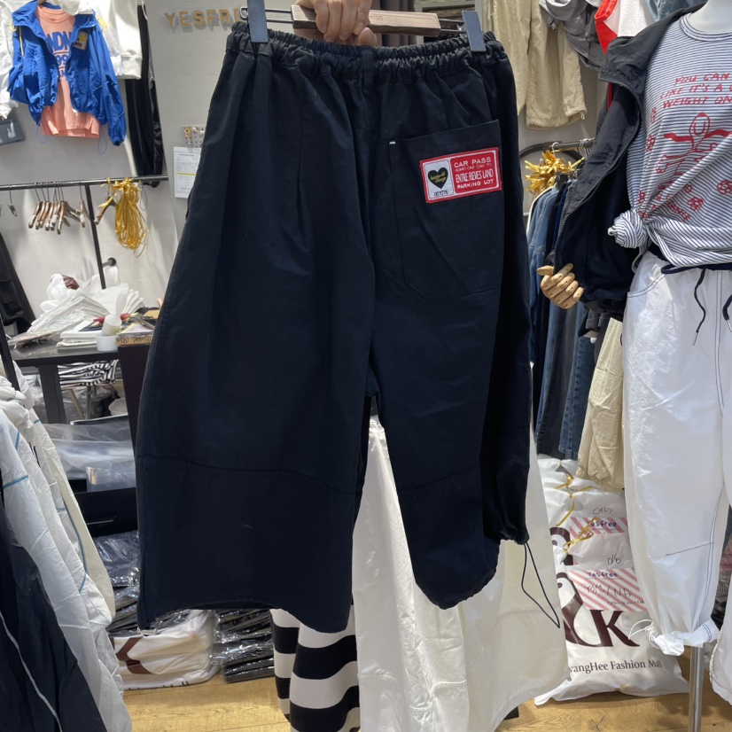 YESFREE韓國直郵㊣東大門實拍女裝新款人氣時尚推薦熱賣休閑褲YESFREE休閑褲