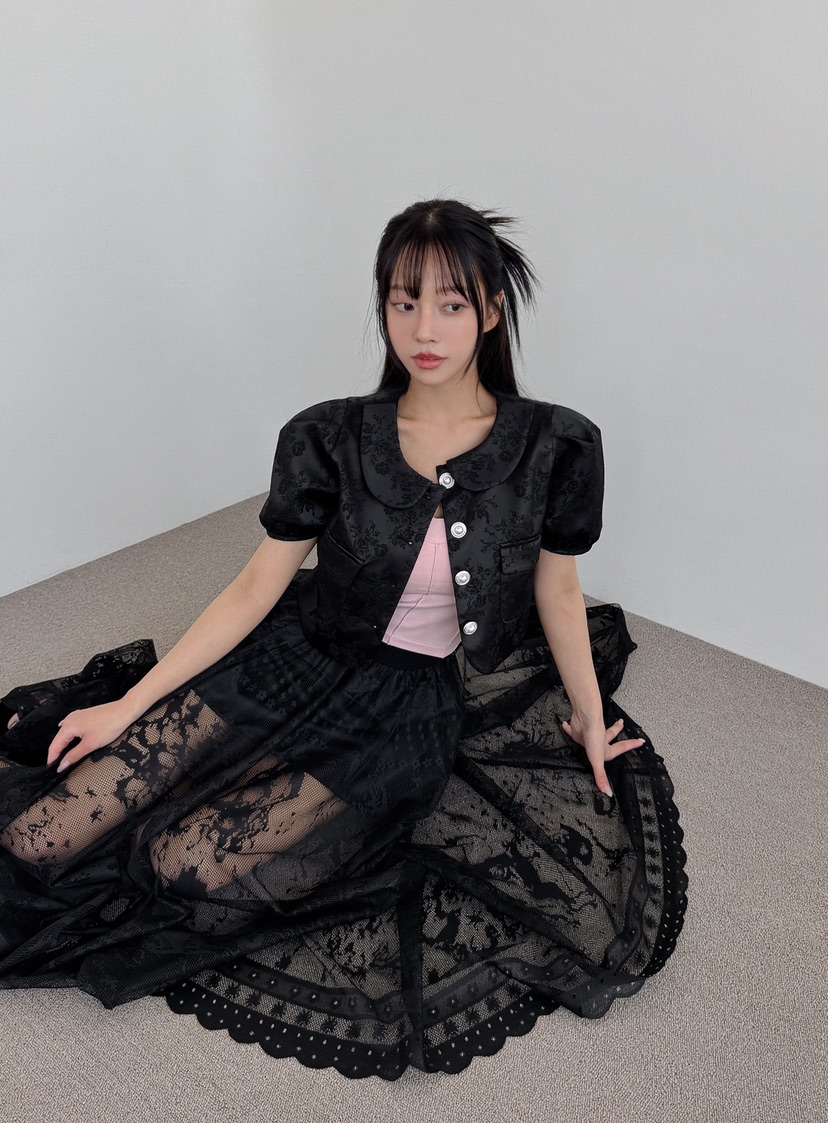 SLIT韓國㊣直郵東大門代購女裝新品推薦人氣休閑時尚25春夏長裙SLIT長裙