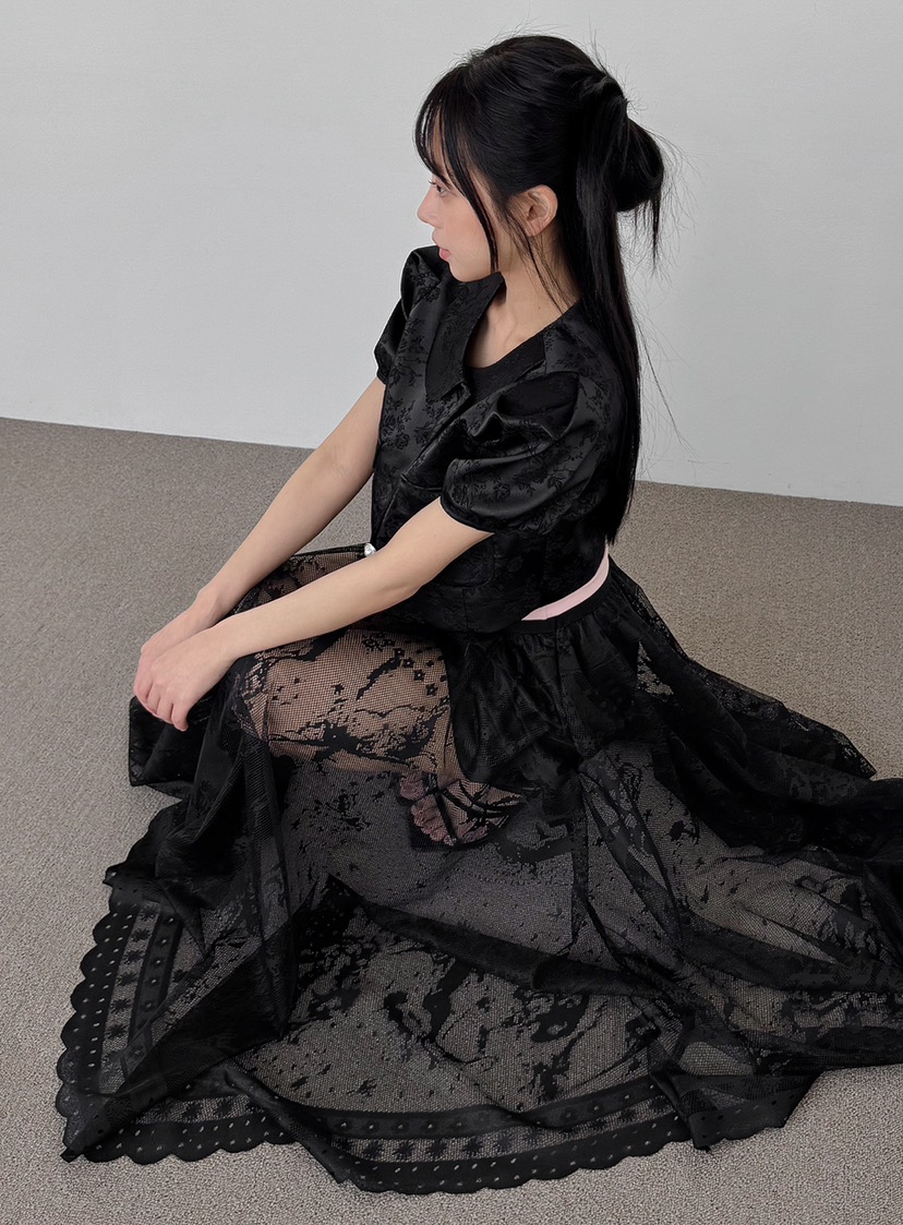 SLIT韓國㊣直郵東大門代購女裝新品推薦人氣休閑時尚25春夏長裙SLIT長裙
