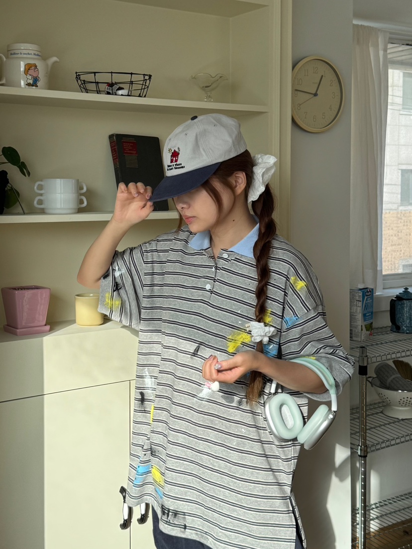 TOLL韓國直郵㊣東大門實拍女裝新款熱賣休閑25春夏時尚人氣T恤TOLLT恤