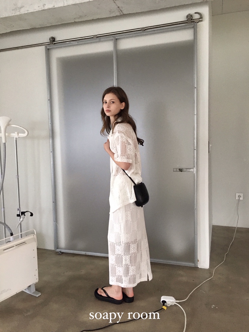 SOAPYROOM韓國直郵㊣女裝新品25春夏時尚熱賣人氣推薦休閑長裙SOAPYROOM長裙