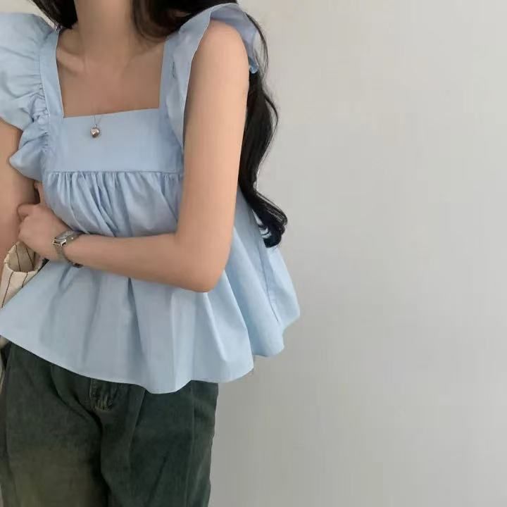 BOBBIE DOLL韓國直郵㊣東大門實拍女裝新品25春夏吊帶背心BOBBIE DOLL吊帶/背心