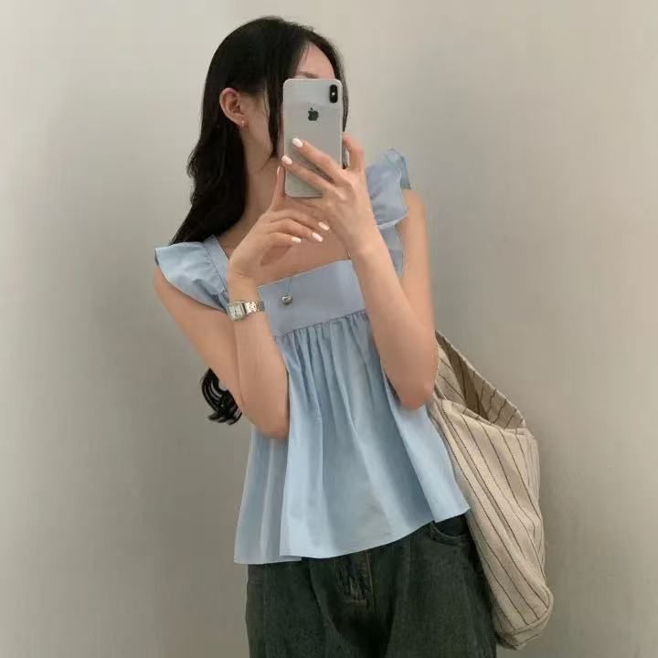BOBBIE DOLL韓國直郵㊣東大門實拍女裝新品25春夏吊帶背心BOBBIE DOLL吊帶/背心