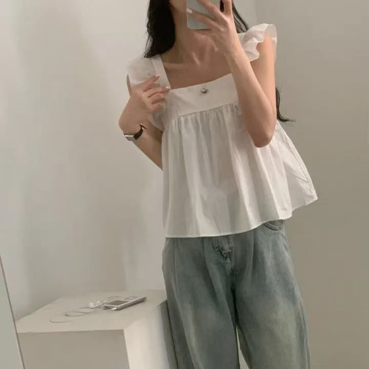 BOBBIE DOLL韓國直郵㊣東大門實拍女裝新品25春夏吊帶背心BOBBIE DOLL吊帶/背心