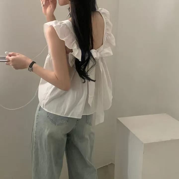 BOBBIE DOLL韓國直郵㊣東大門實拍女裝新品25春夏吊帶背心BOBBIE DOLL吊帶/背心