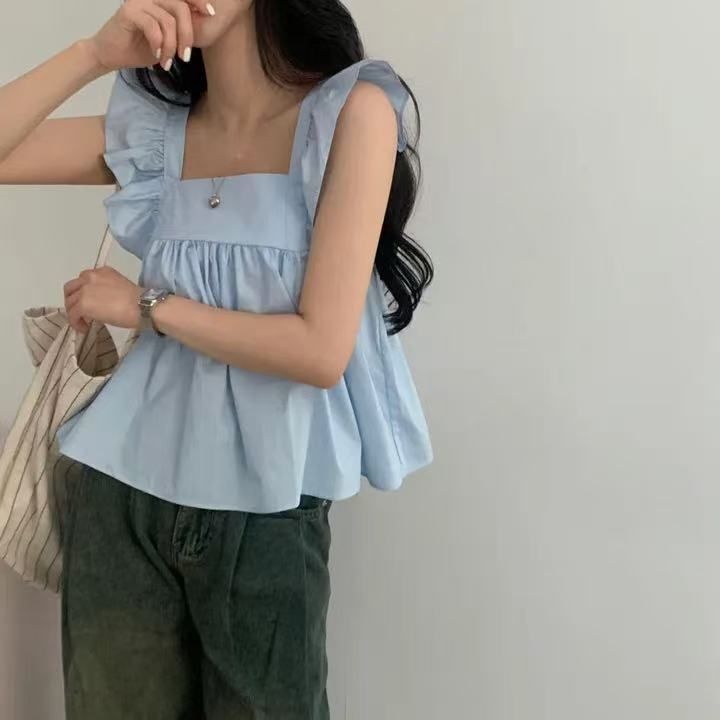 BOBBIE DOLL韓國直郵㊣東大門實拍女裝新品25春夏吊帶背心BOBBIE DOLL吊帶/背心圖色3
