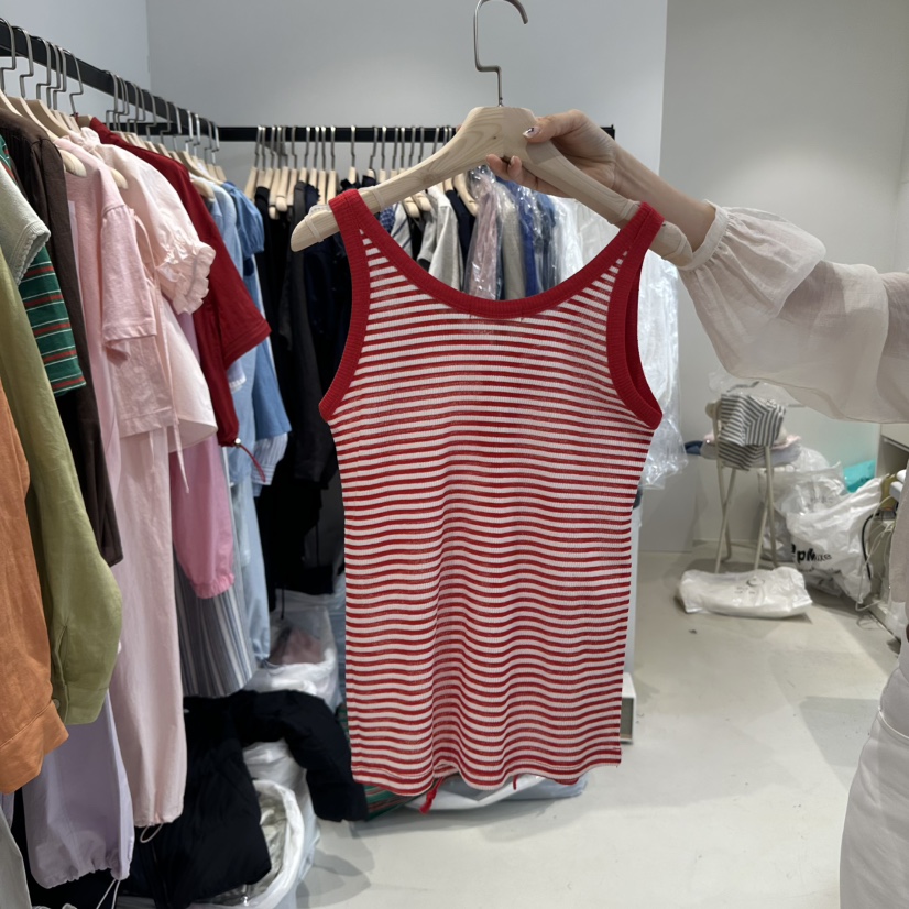 BREAD韓國直郵㊣女裝新品休閑人氣25春夏推薦熱賣時尚吊帶背心BREAD吊帶/背心