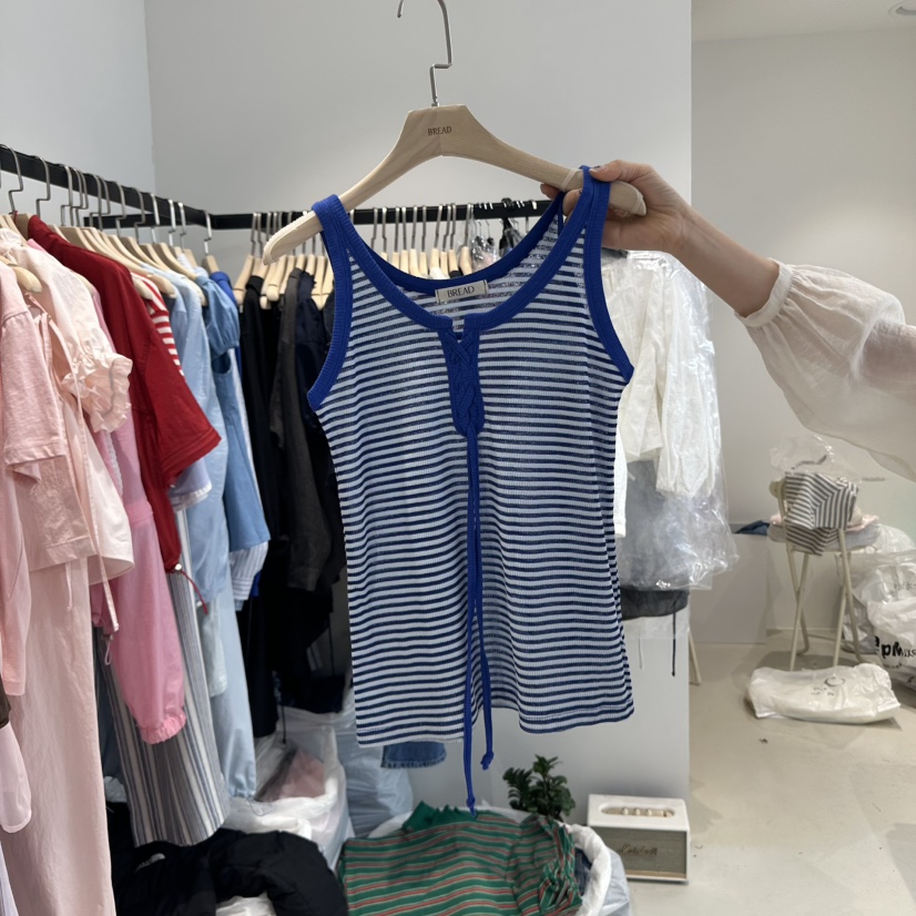 BREAD韓國直郵㊣女裝新品休閑人氣25春夏推薦熱賣時尚吊帶背心BREAD吊帶/背心圖色2