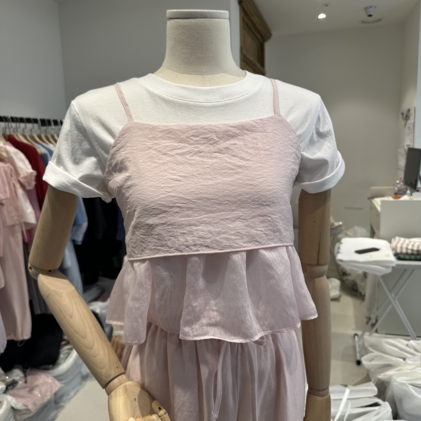 BREAD韓國㊣直郵東大門代購女裝新款休閑推薦吊帶背心不含內搭BREAD吊帶/背心圖色2