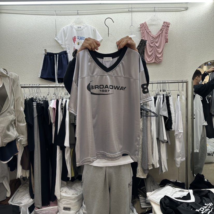 MAGOT直郵韓國代購㊣女裝新品推薦熱賣人氣時尚休閑25春夏T恤IIIΛGOT/MAGOTT恤圖色3