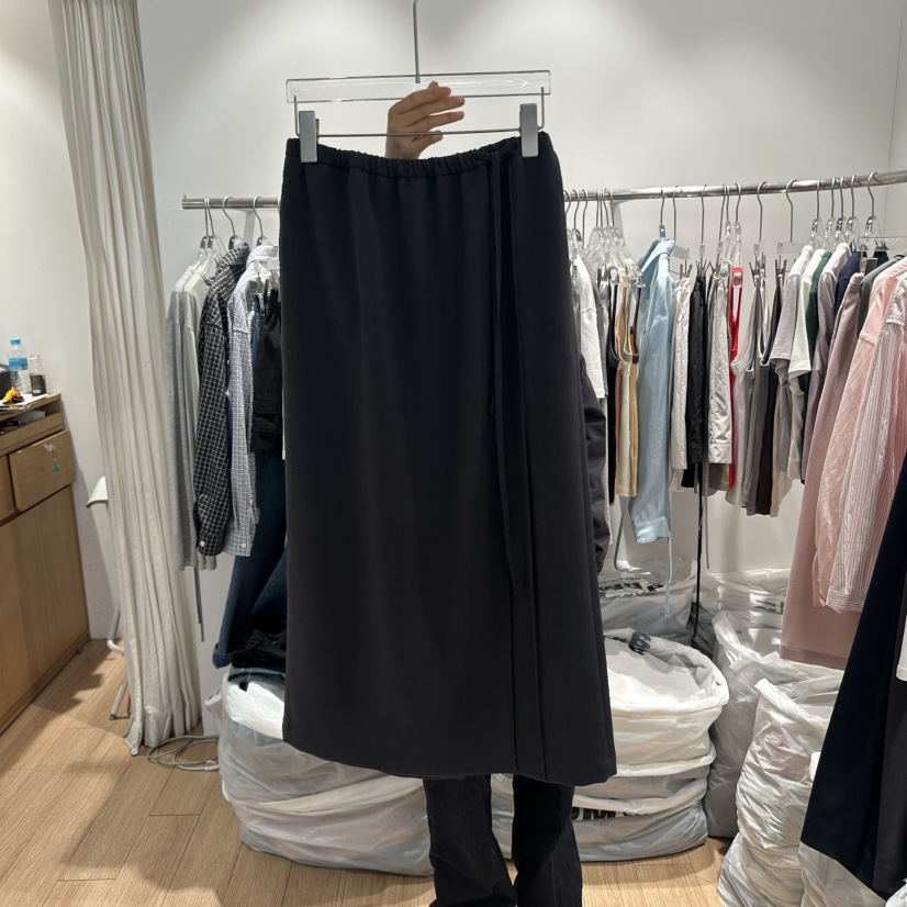 STORIES直郵韓國代購㊣女裝新品25春夏時尚休閑人氣推薦長裙STORIES長裙圖色2