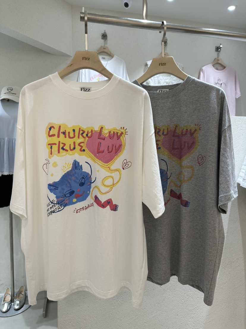 FIZZ韓國直郵㊣女裝新品25春夏推薦時尚休閑熱賣人氣T恤FIZZT恤