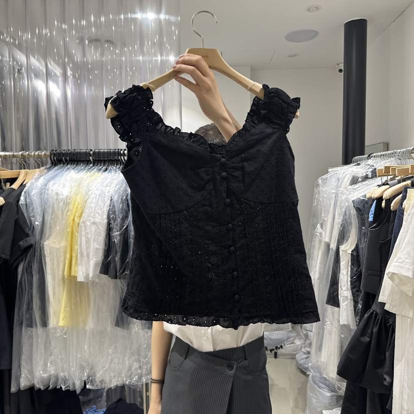 GREEK韓國直郵㊣東大門實拍女裝新款休閑推薦人氣吊帶背心蕾絲GREEK吊帶/背心圖色2