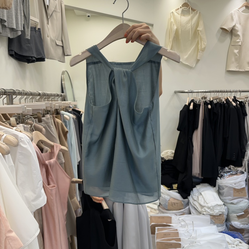 THE LOW韓國直郵㊣女裝新品熱賣時尚25春夏推薦人氣吊帶背心THE LOW吊帶/背心圖色5