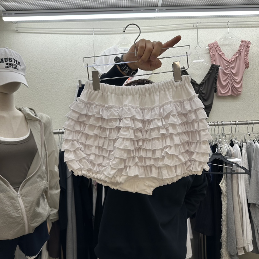 MAGOT直郵韓國代購㊣女裝新品休閑25春夏熱賣時尚人氣推薦裙褲IIIΛGOT/MAGOT裙褲圖色3