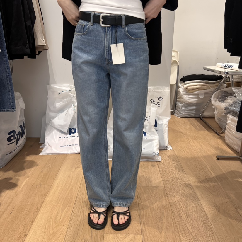 OUR-A韓國直郵㊣女裝新款人氣休閑時尚熱賣25春夏推薦牛仔褲OUR-A牛仔褲圖色1