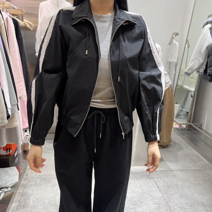 COKE CAKE韓國㊣直郵東大門代購女裝新品推薦時尚夾克蕾絲CHAE夾克圖色3