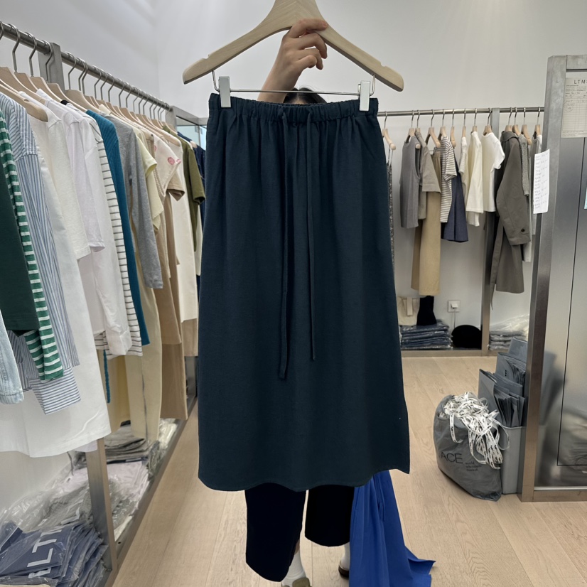 LTMS直郵韓國代購㊣女裝新品休閑25春夏推薦人氣熱賣時尚長裙LTMS長裙圖色2