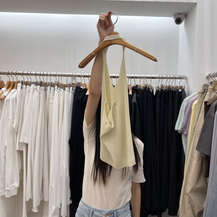 DRESS ROOM韓國直郵㊣女裝新品人氣25春夏休閑熱賣吊帶背心DRESS ROOM吊帶/背心