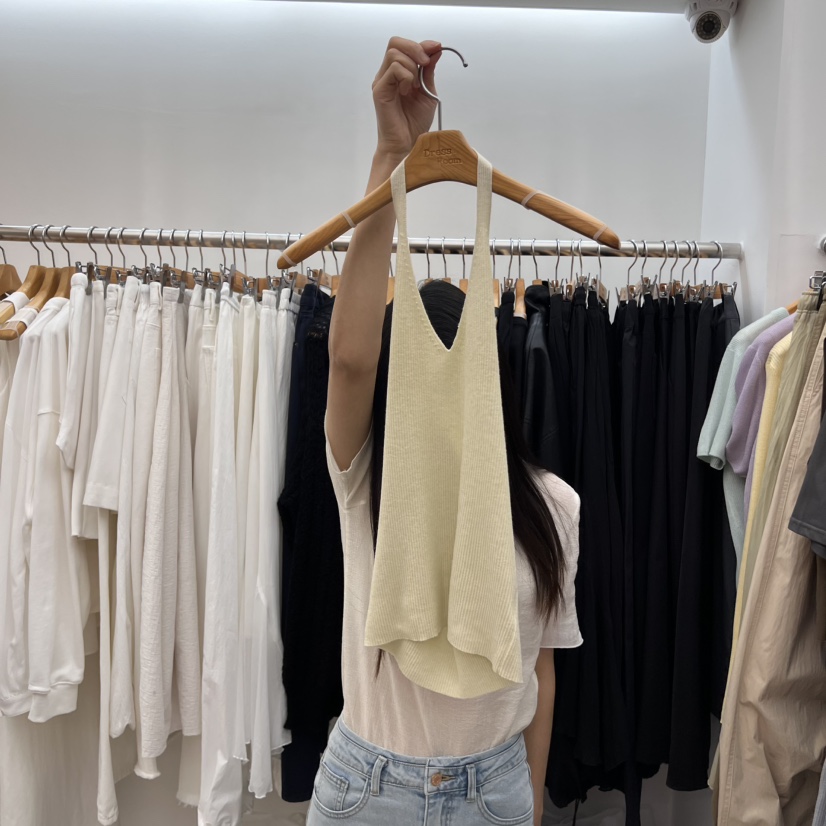 DRESS ROOM韓國直郵㊣女裝新品人氣25春夏休閑熱賣吊帶背心DRESS ROOM吊帶/背心
