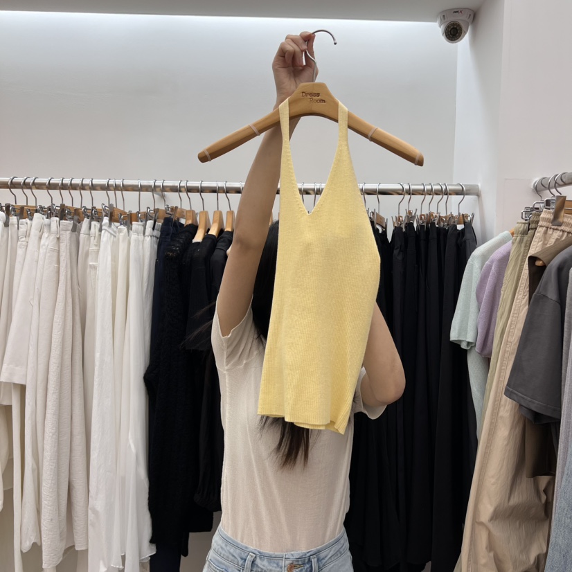 DRESS ROOM韓國直郵㊣女裝新品人氣25春夏休閑熱賣吊帶背心DRESS ROOM吊帶/背心圖色2