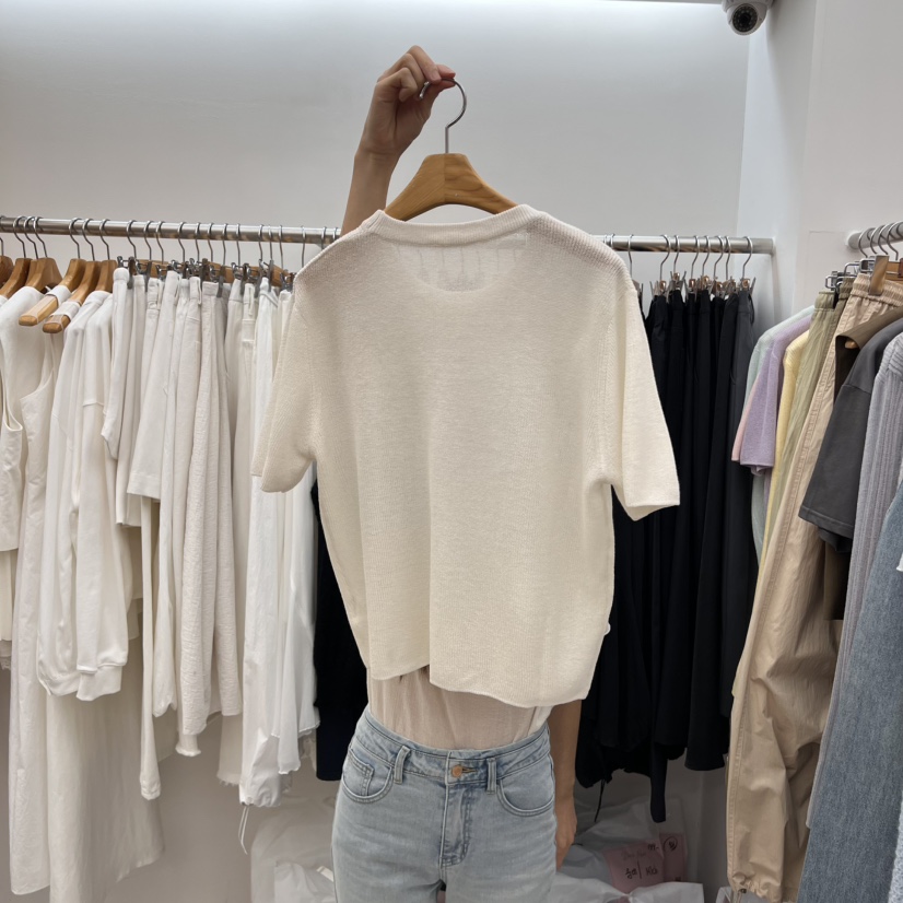 DRESS ROOM韓國直郵㊣女裝新品時尚推薦人氣25春夏針織衫圓領DRESS ROOM針織衫