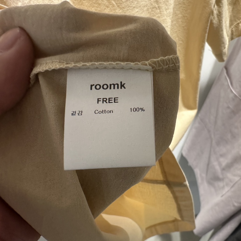 ROOM K-P直郵韓國代購㊣女裝新品熱賣時尚25春夏休閑人氣T恤ROOM KT恤