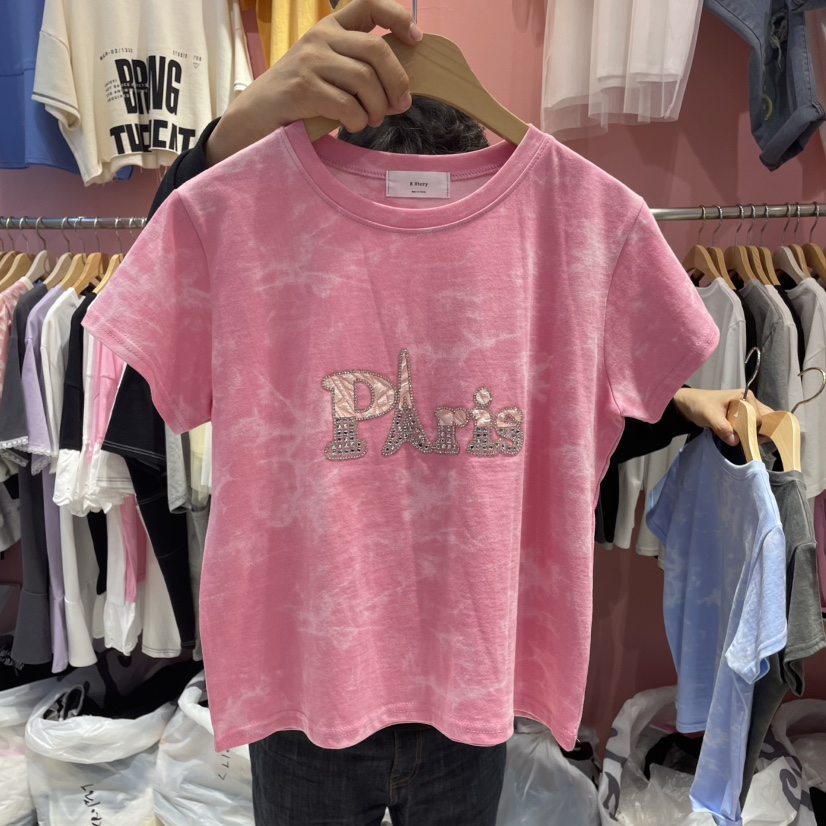 K STORY韓國直郵㊣東大門實拍女裝新品推薦25春夏人氣休閑T恤K STORYT恤圖色3